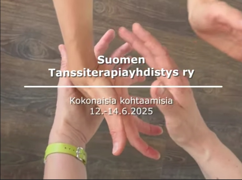 Kuvakaappaus videosta: Suomen Tanssiterapiayhdistys ry.